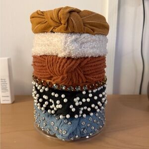 Headband Set: Lele Sadoughi embellished headbands + additional